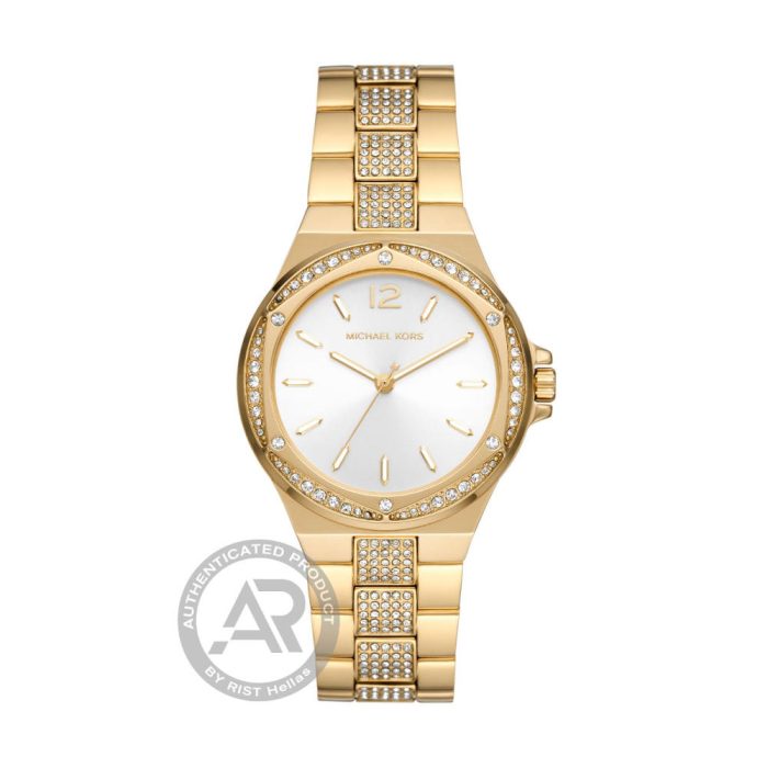 Michael Kors Lennox Crystals Gold Stainless Steel Bracelet MK7361