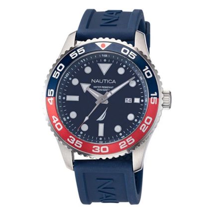 Nautica Pacific Beach Blue Silicone Strap NAPPBF144