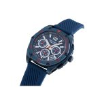 Nautica Tin Can Bay Blue Silicone Strap Chronograph NAPTCS303