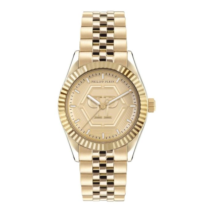 Philipp Plein Date Superlative Gold Stainless Steel Bracelet PW2BA0523