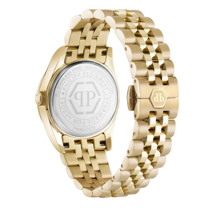 Philipp Plein Date Superlative Gold Stainless Steel Bracelet PW2BA0523