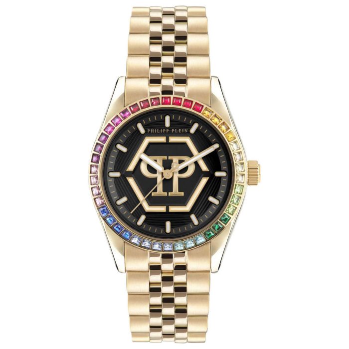 Philipp Plein Date Superlative Gold Stainless Steel Bracelet PW2BA0623