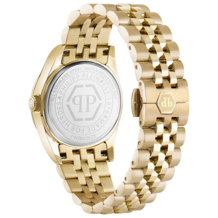 Philipp Plein Date Superlative Gold Stainless Steel Bracelet PW2BA0623