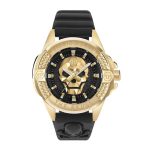 Philipp Plein The Skull Black Leather Strap PWAAA0521