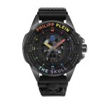 Philipp Plein The Skull Black Rubber Strap PWAAA0621