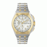 Philipp Plein The Plein Extreme Two Tone Stainless Steel Bracelet Chronograph PWGAA0421