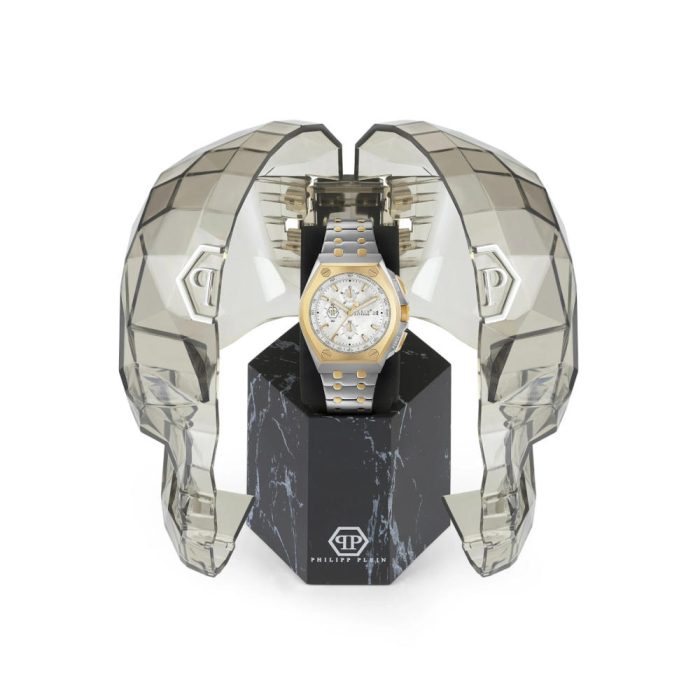 Philipp Plein The Plein Extreme Two Tone Stainless Steel Bracelet Chronograph PWGAA0421