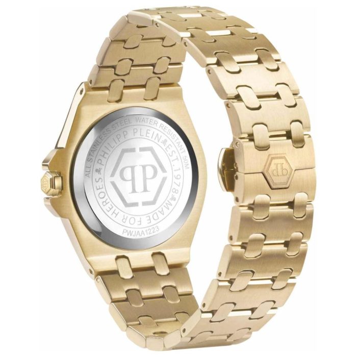 Philipp Plein The Plein Extreme Crystals Gold Stainless Steel Bracelet PWJAA1223