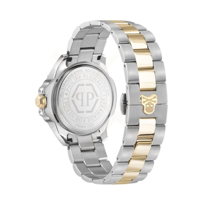 Philipp Plein The Skull Two Tone Stainless Steel Bracelet PWNAA1523