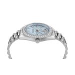 Philipp Plein Date Superlative Gent Crystals Stainless Steel Bracelet PWPNA0524