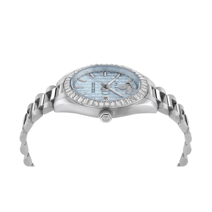 Philipp Plein Date Superlative Gent Crystals Stainless Steel Bracelet PWPNA0524