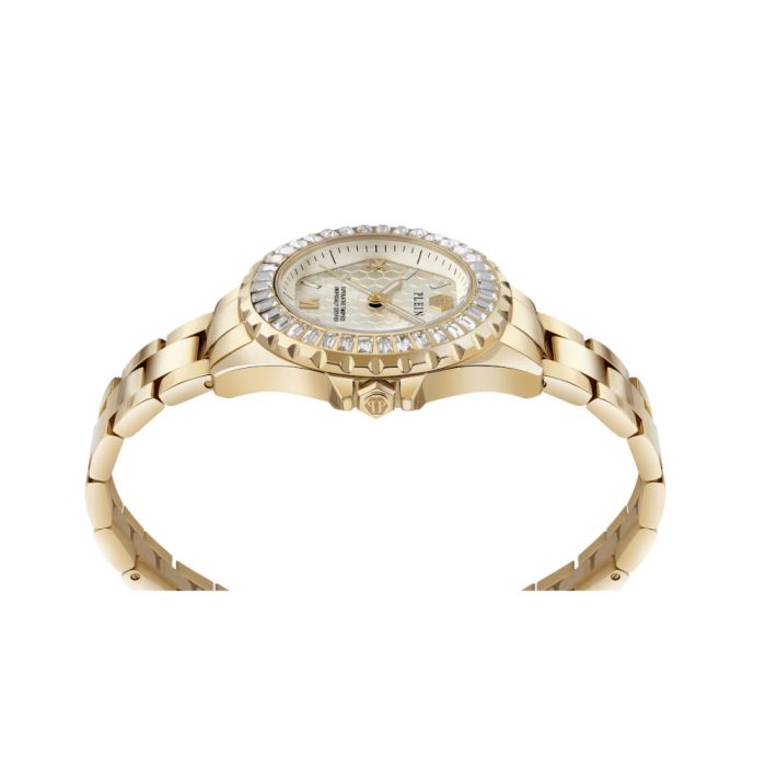 Philipp Plein Heaven Crystals Gold Stainless Steel Bracelet PWPOA0624