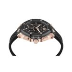 Philipp Plein Chrono Royal Black Rubber Strap Chronograph PWPRA0824