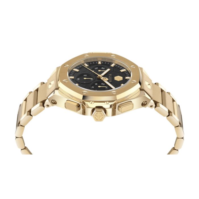 Philipp Plein Chrono Royal Gold Stainless Steel Bracelet Chronograph PWPSA0424