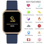 Reflex Active Series 06 Navy Rubber Strap Smartwatch RA06-2102