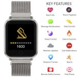 Reflex Active Series 06 Silver Stainless Steel Bracelet Smartwatch RA06-4049