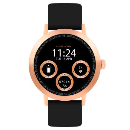 Reflex Active Series 07 Black Rubber Strap Smartwatch RA07-2148