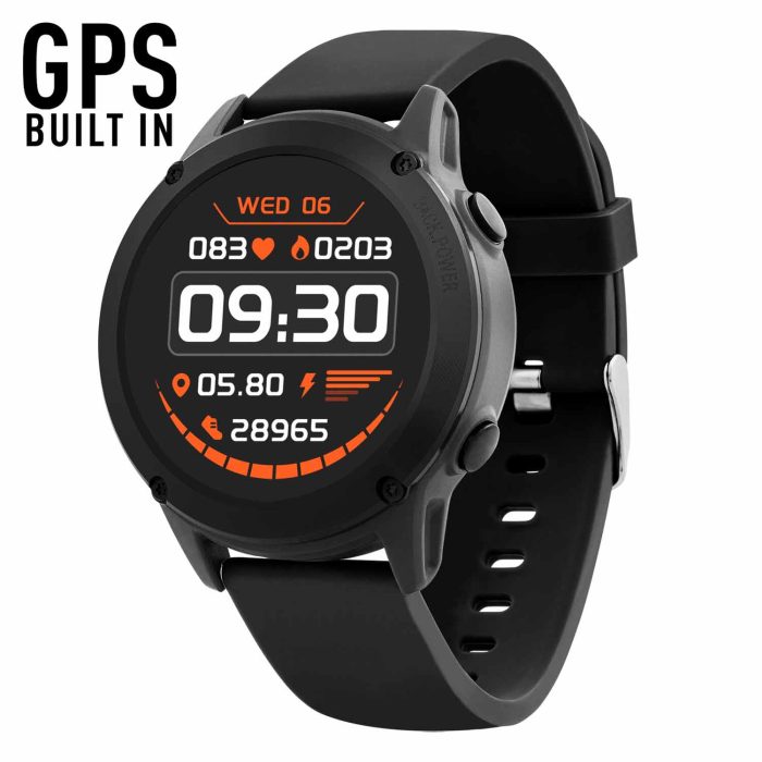 Reflex Active Series 18 Black Rubber Strap Smartwatch RA18-2148