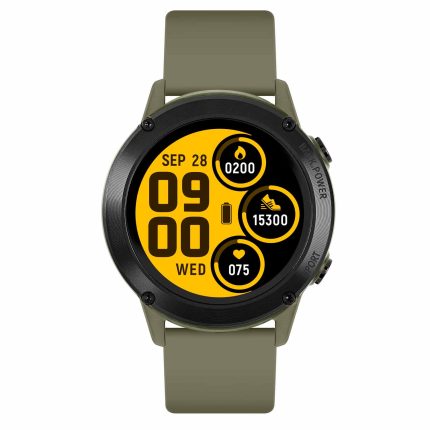 Reflex Active Series 18 Khaki Rubber Strap Smartwatch RA18-2150