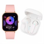 Reflex Active Series 23 Pink Rubber Strap Smartwatch & Earbuds Set RA23-2166-TWS