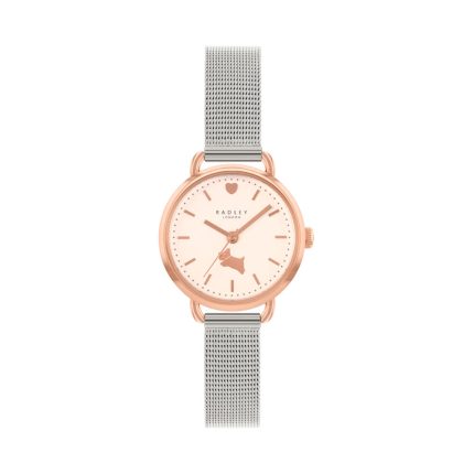 Radley London Ladies Silver Metal Mesh Bracelet RY4615