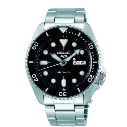 Seiko 5 Sports Automatic 5 Sports Silver Stainless Steel Bracelet SRPD55K1