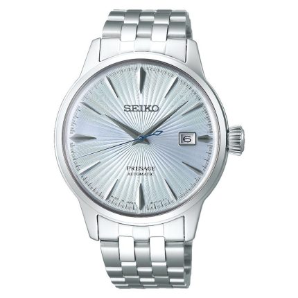 Seiko Presage Automatic Silver Stainless Steel Bracelet SRPE19J1