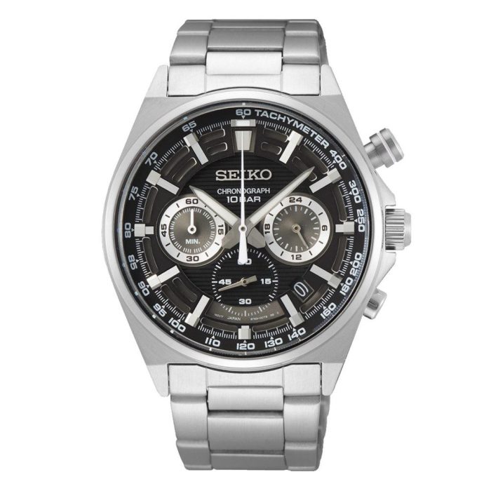 Seiko Conseptual Chronograph Silver Stainless Steel Bracelet SSB397P1