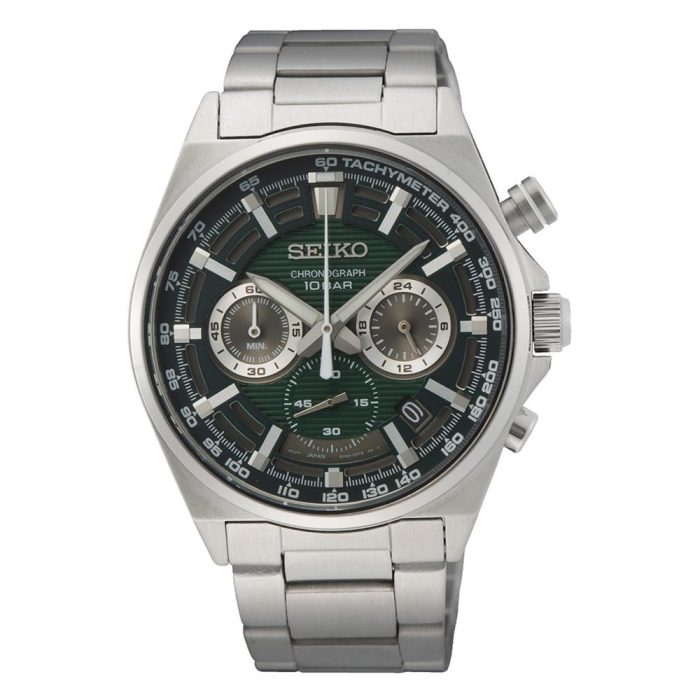 Seiko Conceptual Chronograph Silver Stainless Steel Bracelet SSB405P1