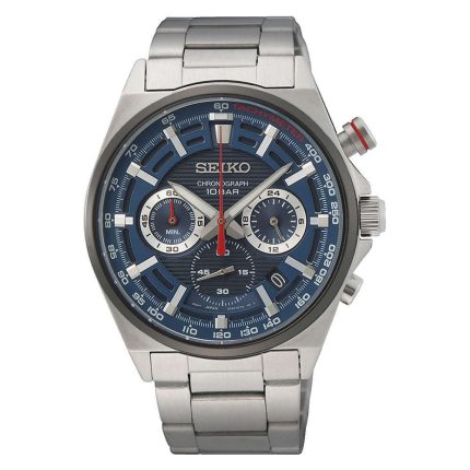 Seiko Conceptual Chronograph Silver Stainless Steel Bracelet SSB407P1