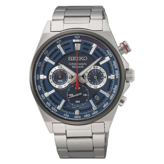 Seiko Conceptual Chronograph Silver Stainless Steel Bracelet SSB407P1