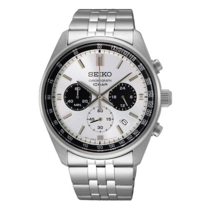 Seiko Conceptual Chronograph Silver Stainless Steel Bracelet SSB425P1