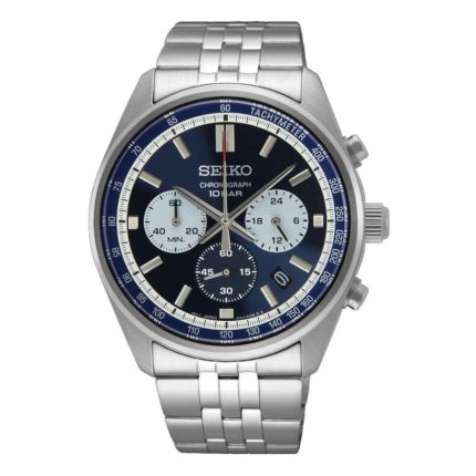 Seiko Conceptual Chronograph Silver Stainless Steel Bracelet SSB427P1