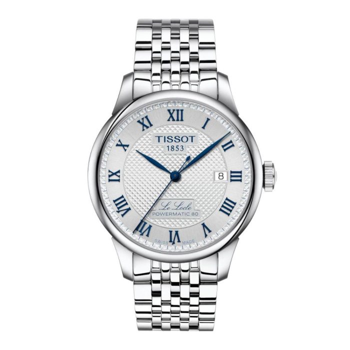 Tissot T-Classic Le Locle Powermatic 80 20th Anniversary Automatic Silver Stainless Steel Bracelet Gift Set T0064071103303