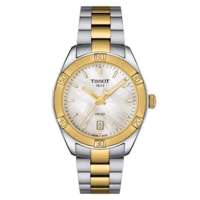 Tissot PR 100 Sport Chic Two Tone Stainless Steel Bracelet T1019102211100