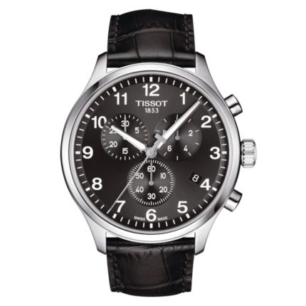 Tissot T-Sport Chrono XL Black Leather Strap Chronograph T1166171605700