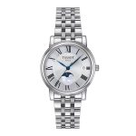 Tissot T-Classic Carson Premium Lady Moonphase Silver Stainless Steel Bracelet T1222231103300