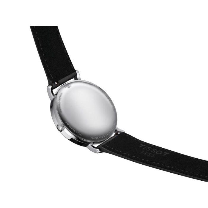 Tissot T-Classic Everytime Black Leather Strap T1434101604100