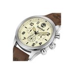 Timberland Ashmont Dual Time Brown Leather Strap TDWGF0009703