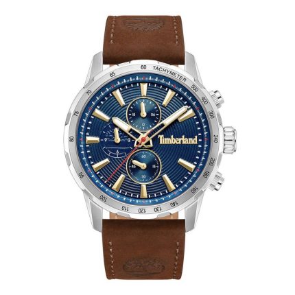 Timberland Kennebunk Chronograph Brown Leather Strap TDWGF0041501