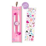 Tikkers Heart Pink Silicone Strap TK0003