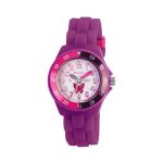 Tikkers Butterfly Purple Silicone Strap TK0041