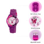 Tikkers Butterfly Purple Silicone Strap TK0041