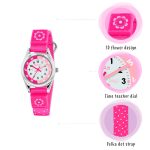 Tikkers Flower Pink Fabric Strap TK0119