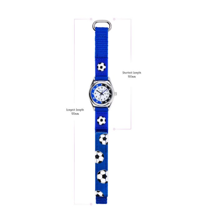 Tikkers Football Blue Fabric Strap TK0122