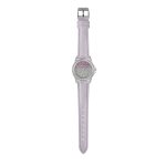 Tikkers Crystals Purple Leather Strap TK0191