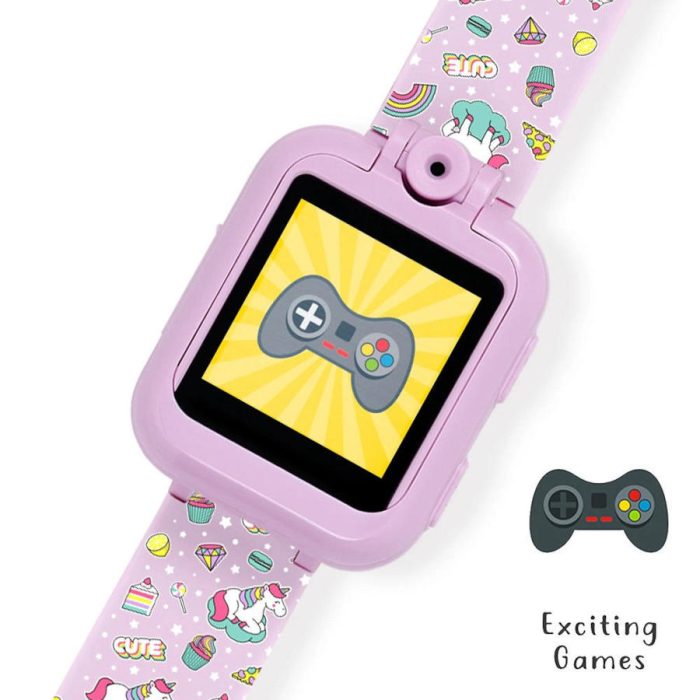 Tikkers Unicorn Pink Silicone Strap Interactive Smartwatch & Headphone Set TKS02-0003