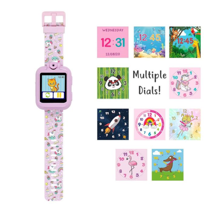 Tikkers Unicorn Pink Silicone Strap Interactive Smartwatch & Headphone Set TKS02-0003