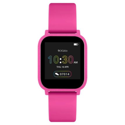 Tikkers Teen Fuchsia Silicone Strap Smartwatch TKS10-0003