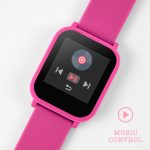 Tikkers Teen Fuchsia Silicone Strap Smartwatch TKS10-0003